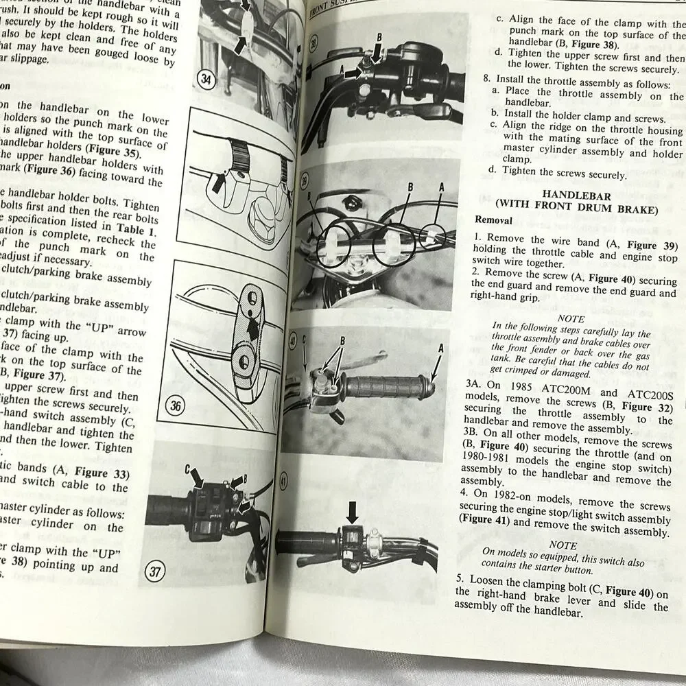 Clymer Honda ATC185 & 200 1980-1985 Service Repair Manual M325 Three Wheeler